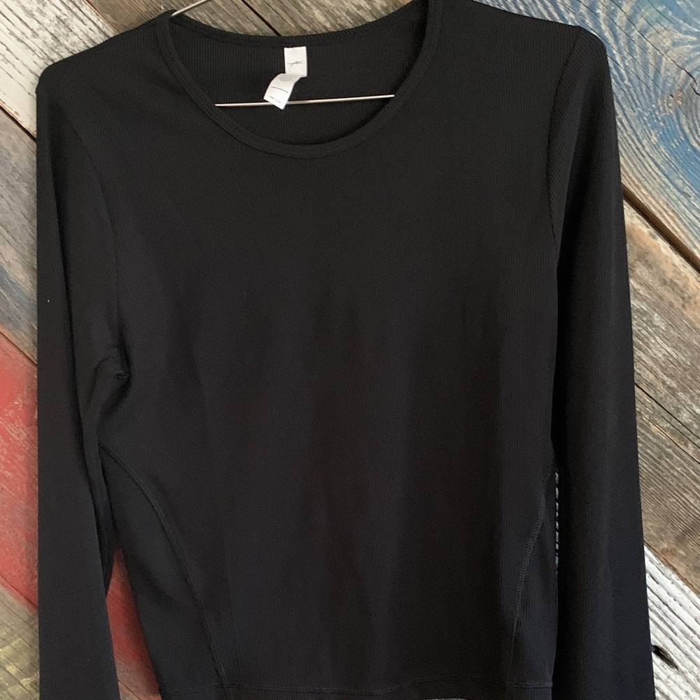 Gottex Elegant Black Long Sleeve Tee